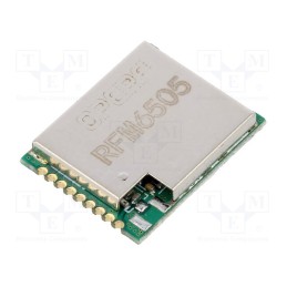 1 pcs x HOPE MICROELECTRONICS - RFM6505W-868S2 - IC: SoC, LoRa, FSK,GFSK,GMSK,LoRa,MSK,OOK, 868MHz, GPIO,SPI, 20dBm
