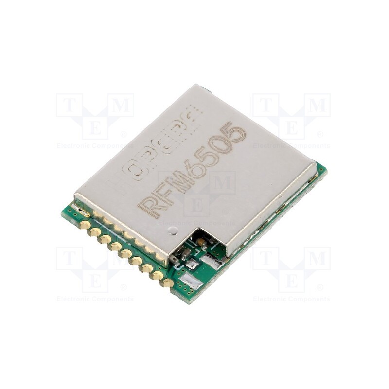 1 pcs x HOPE MICROELECTRONICS - RFM6505W-868S2 - IC: SoC, LoRa, FSK,GFSK,GMSK,LoRa,MSK,OOK, 868MHz, GPIO,SPI, 20dBm