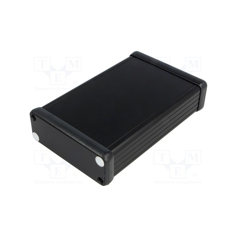 1 pcs x HAMMOND - 1455J1201BK - Enclosure: with panel, 1455, X: 78mm, Y: 120mm, Z: 27mm, aluminium