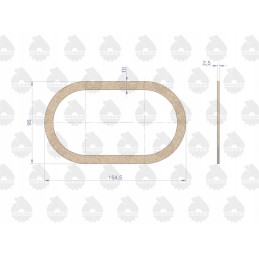 Side cover seal, rubber plug, c 330, accessories