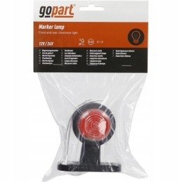 Halogen front and rear straight marker lamp 12 24