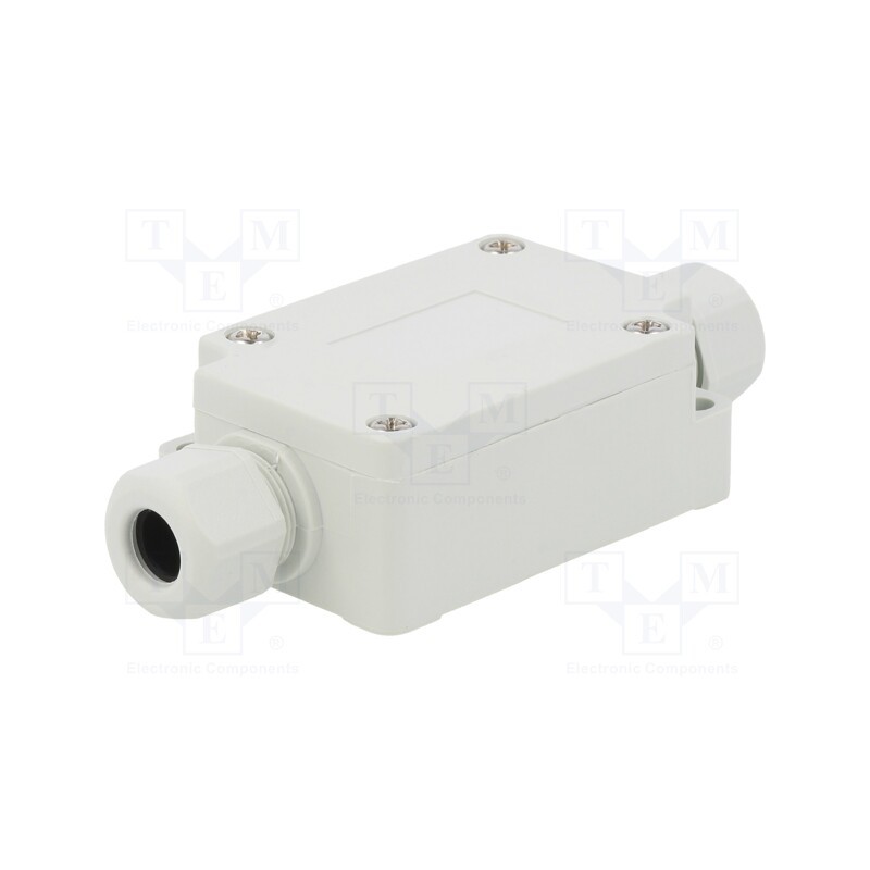1 pcs x TAKACHI - TMC-4PG - Enclosure: junction box, X: 40mm, Y: 60mm, Z: 24mm, IP65, light grey