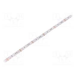 1 m x WISVA OPTOELECTRONICS - HH-SRGB60F010-5050-12 WHITE PCB IP20 - LED tape, RGB, 5050, 12V, LED/m: 60, 10mm, white PCB, IP20,