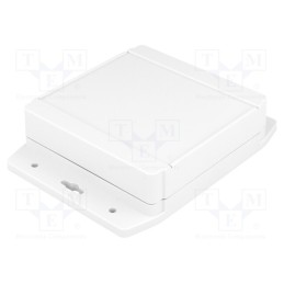 1 pcs x HAMMOND - 1555NF17GY - Enclosure: multipurpose, X: 120mm, Y: 120mm, Z: 37mm, 1555F, ABS, grey