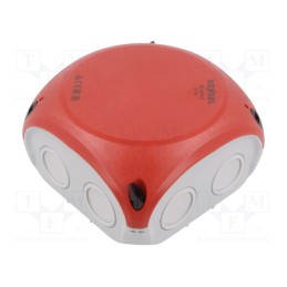 1 pcs x HENSEL - 62000040 - Enclosure: junction box, X: 130mm, Y: 130mm, Z: 77mm, IP66, white