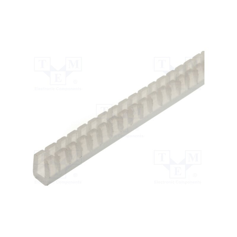 1 pcs x FIX&FASTEN - KG-016 - Hole and edge shield, polyetylene, L: 10m, natural, H: 5.2mm