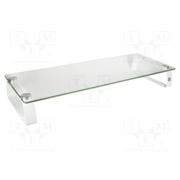 1 pcs x LOGILINK - BP0027 - Monitor stand, 20kg, metal,steel,glass, Dim: 560x210x80mm