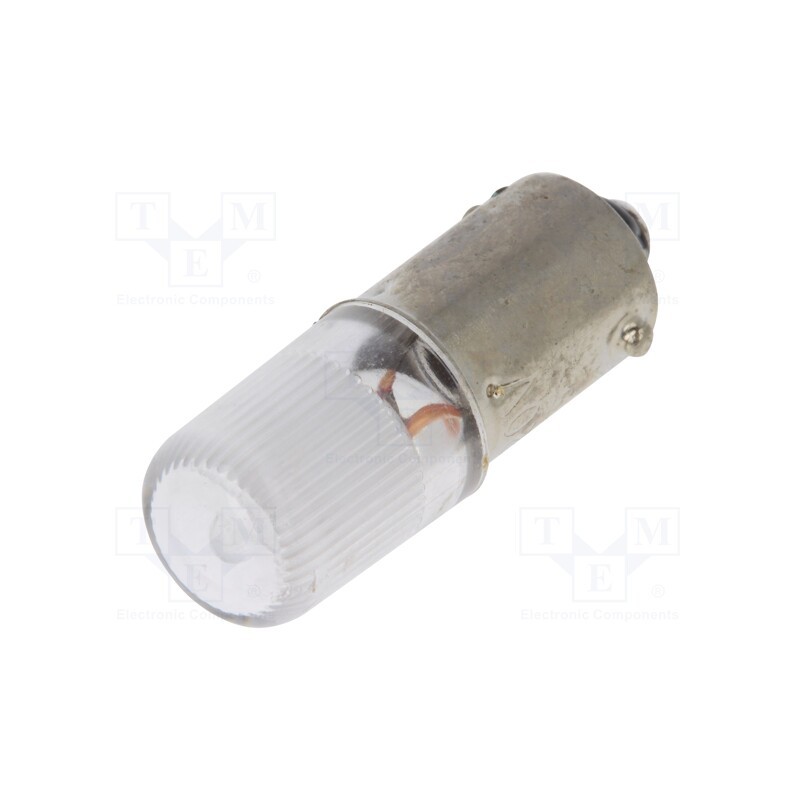 1 pcs x AUSPICIOUS - LN-B9/230AC/G - Filament lamp: neon, BA9S, green, 230VAC