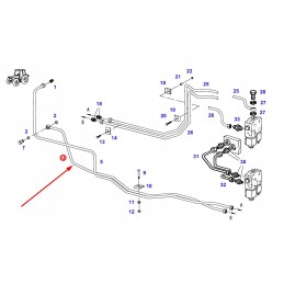 H822100200300 metal hydraulic hose