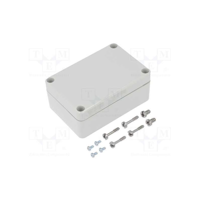 1 pcs x FIBOX - PC 071004 - Enclosure: multipurpose, X: 66mm, Y: 98mm, Z: 41mm, EURONORD, grey