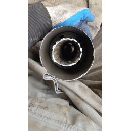 Long round muffler painted without cover C 360