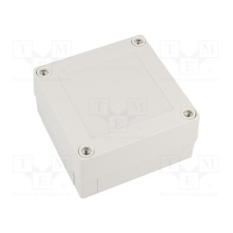 1 pcs x FIBOX - PC 95/50 LG - Enclosure: multipurpose, X: 100mm, Y: 100mm, Z: 50mm, MNX, grey, IK08