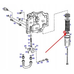 F824101470030 oil filter cartridge gasket