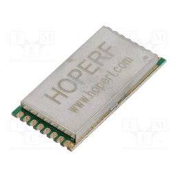 1 pcs x HOPE MICROELECTRONICS - RFM98PW-169S2 - Module: transceiver, RF, FSK,GFSK,GMSK,LoRa,MSK,OOK, 169MHz, SMD