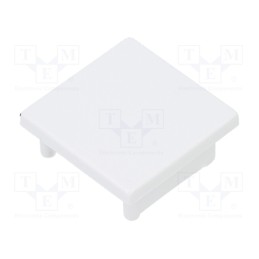 1 pcg x TOPMET - F1999901 - Cap for LED profiles, white, 20pcs, ABS, SMART16