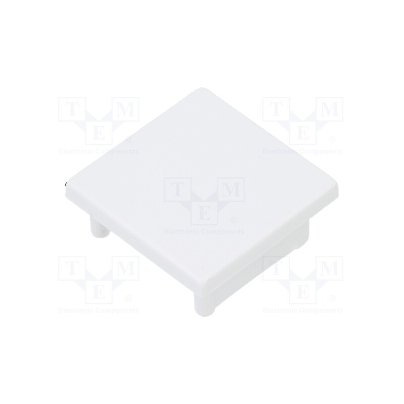 1 pcg x TOPMET - F1999901 - Cap for LED profiles, white, 20pcs, ABS, SMART16