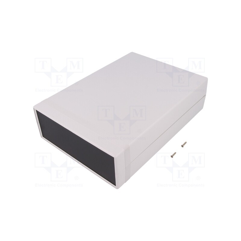 1 pcs x HAMMOND - 1598JSGYPBK - Enclosure: with panel, 1598, X: 200mm, Y: 280mm, Z: 76mm, ABS, grey
