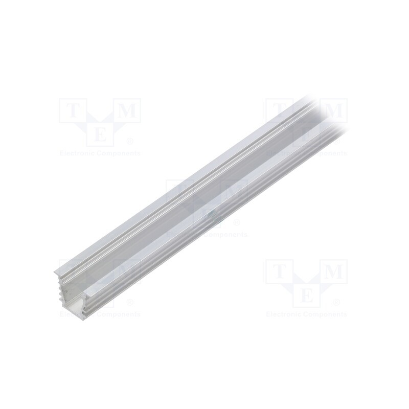 1 pcs x TOPMET - 96020000S - Profiles for LED modules, natural, L: 1m, DEEP10, aluminium