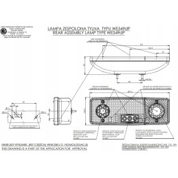 Rear combination lamp Ursus C 360 C360 right
