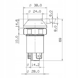 Massey Ferguson 4WD wheel drive switch 3380339M91