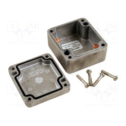 1 pcs x HAMMOND - 1590Z061 - Enclosure: multipurpose, X: 58mm, Y: 64mm, Z: 36mm, 1590Z, aluminium