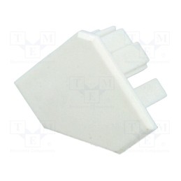 1 pcs x FIX&FASTEN - FIX-TAN-C5 -AS - Cap for LED profiles, TAN
