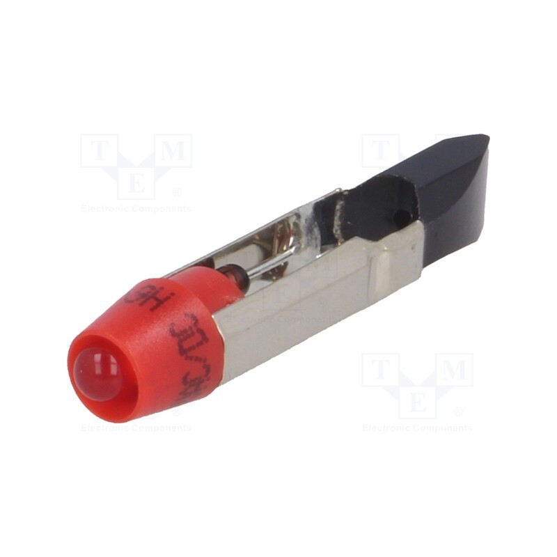 1 pcs x CML INNOVATIVE TECHNOLOGIES - 1505135UR3 - LED lamp, red, T5,5, 24VDC, 24VAC