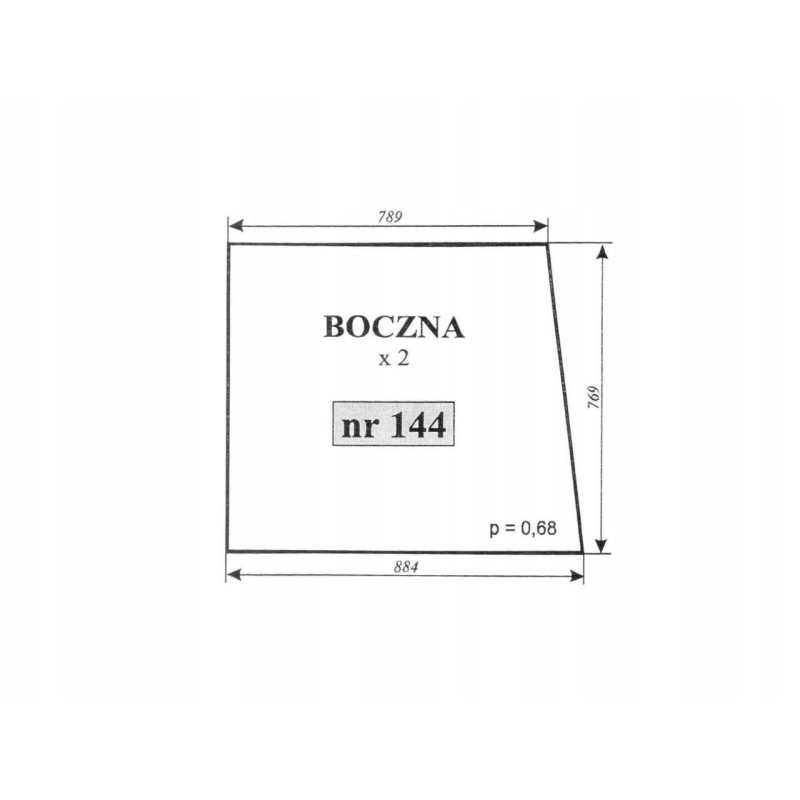 Side window c 355 Czech 144