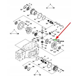 Ft250 37 332 gear wheel washer