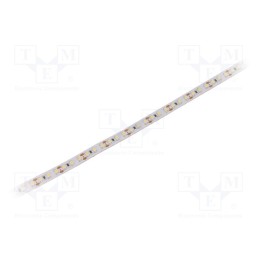 1 m x WISVA OPTOELECTRONICS - HH-S120F010-3528CW-12 WHITE PCB IP20 - LED tape, white cold, 3528, 12V, LED/m: 120, 10mm, white PC