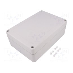 1 pcs x MASZCZYK - LA-1 - Enclosure: multipurpose, X: 193mm, Y: 278mm, Z: 98mm, ABS, light grey