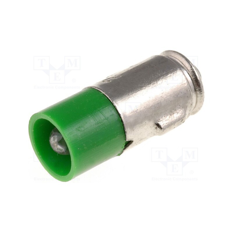 1 pcs x BRIGHTMASTER - LLED-B7/24/G - LED lamp, green, BA7S, 24VDC