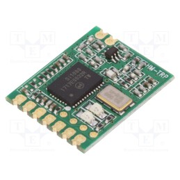 1 pcs x HOPE MICROELECTRONICS - HM-TRP-434S - Module: RF, FM transceiver, FSK, UART, -117dBm, 2.4÷3.6VDC, 434MHz