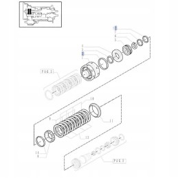 Seal new holland tsa t6000 case f0nn7n947