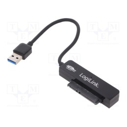 1 pcs x LOGILINK - AU0012A - USB to SATA adapter, SATA plug,USB A plug, 200mm, 5Gbps