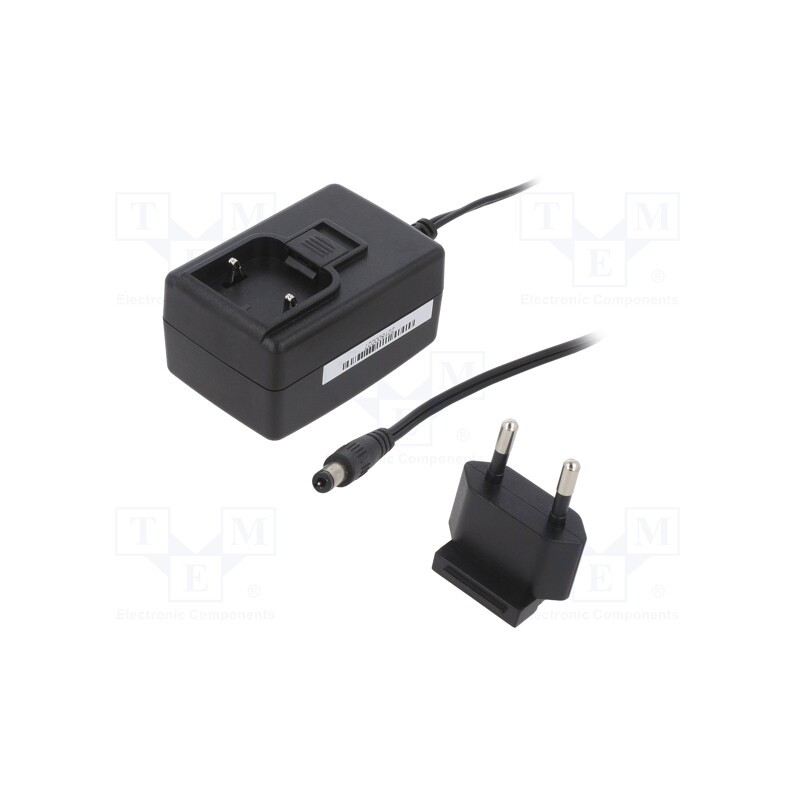 1 pcs x ELATEC - PWA-EU4 - Power supply, ABS,polycarbonate, black, 3A, 5VDC