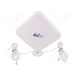 1 pcs x SR PASSIVES - 4G-ANT-PNL01-TS9 - Antenna, LTE, 20dBi, for wall mounting, 50Ω, TS9, -40÷85°C