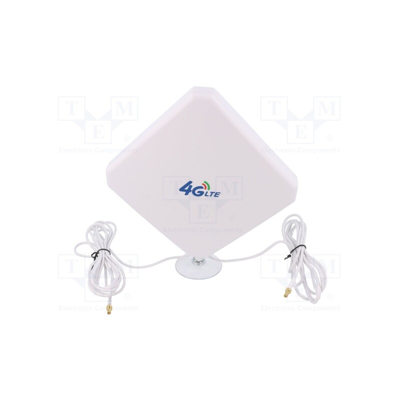 1 pcs x SR PASSIVES - 4G-ANT-PNL01-TS9 - Antenna, LTE, 20dBi, for wall mounting, 50Ω, TS9, -40÷85°C
