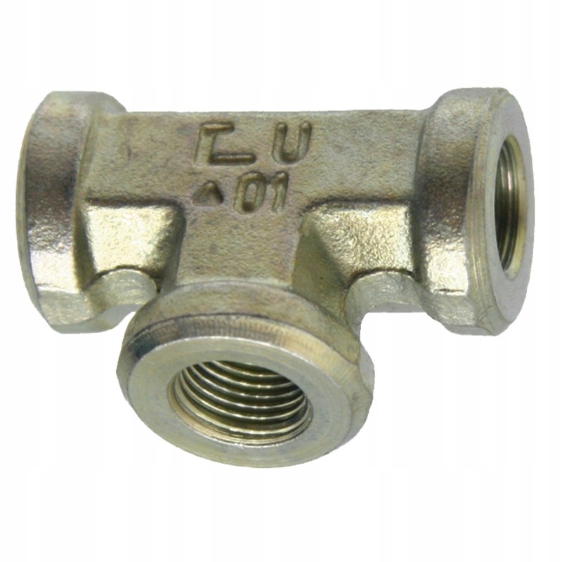 Hydraulic adapter tee g 1 2 inch 350 bar