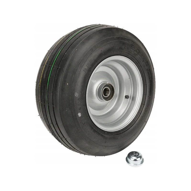 Complete wheel 8 with bearing and cap