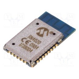 1 pcs x MICROCHIP TECHNOLOGY - RN4020-V/RMBEC133 - Module: Bluetooth Low Energy, A/D,AIO,GPIO,SPI,UART, SMD, 4.1