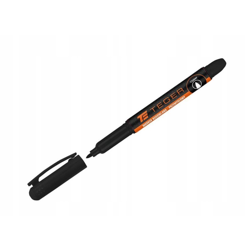 Construction and industrial marker, black, okra tip