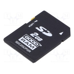 1 pcs x GOODRAM INDUSTRIAL - SDC2GCPGRB - Memory card, industrial, pSLC,SD, Class 6, 2GB, 0÷70°C