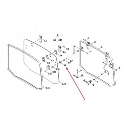 Ts06453015606 rear window washer 7 5 x 35 x 5