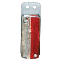 Marker lamp 5w rectangular 12 24v red and white