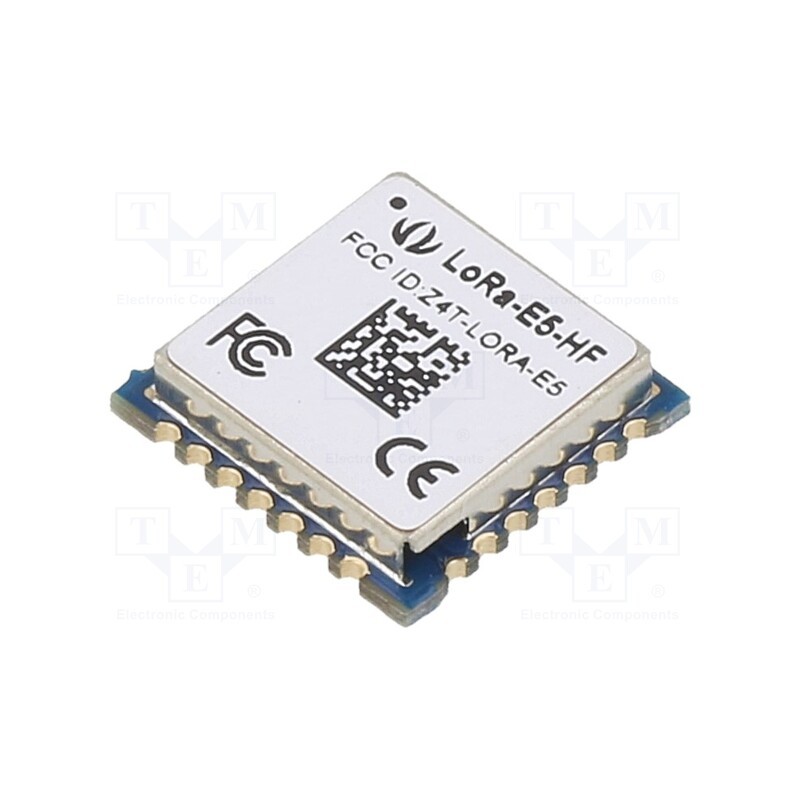1 pcs x SEEED STUDIO - LORA-E5 LORAWAN MODULE - Module: transceiver, ADC,GPIO,I2C,SPI,SWD,UART, -136.5dBm, 22dBm