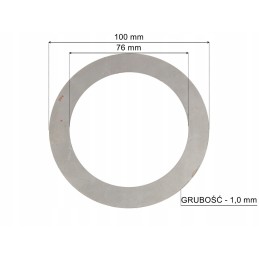 Front axle pin washer c 385 84203005