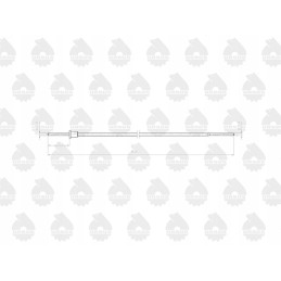 Cable insert for the mtg motohour counter, l 625mm