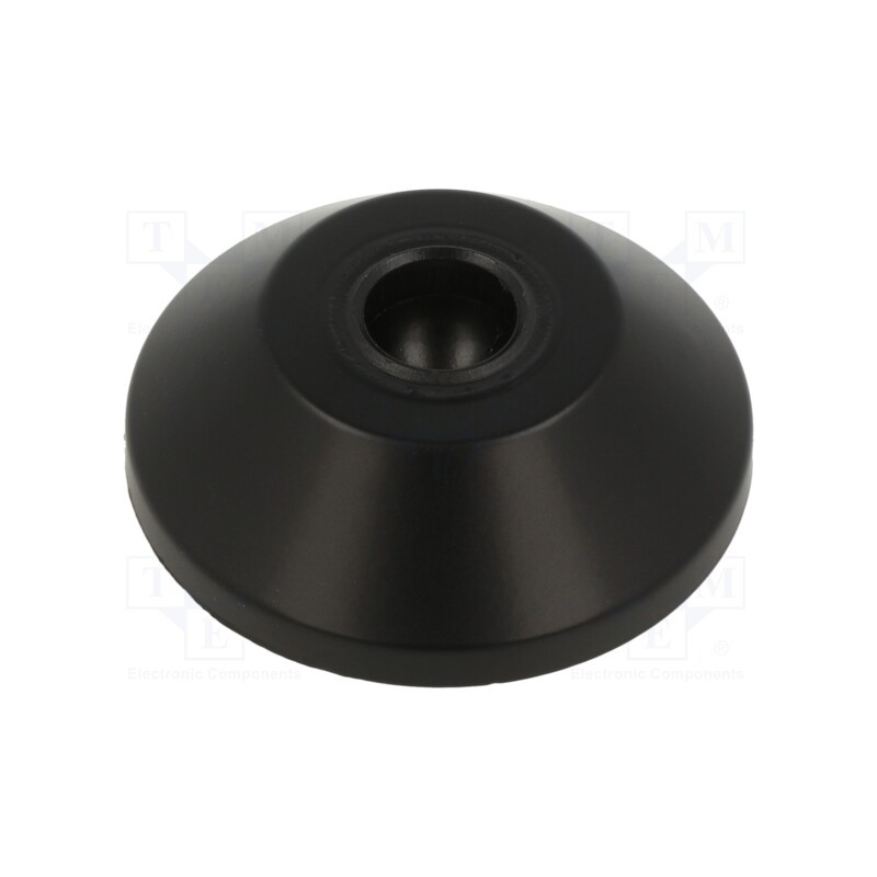 1 pcs x FATH - 098DI060ZS - Foot, Base dia: 59mm, steel, H: 18mm