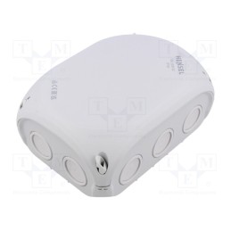 1 pcs x HENSEL - 62000156 - Enclosure: junction box, X: 130mm, Y: 180mm, Z: 77mm, IP66, grey